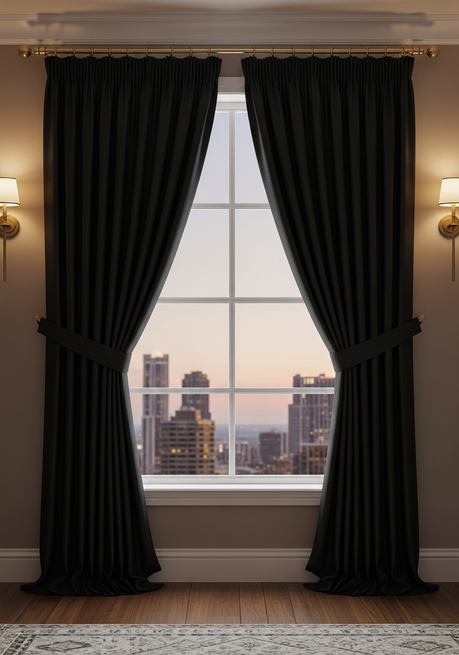 Pencil Pleat Curtains Dubai
