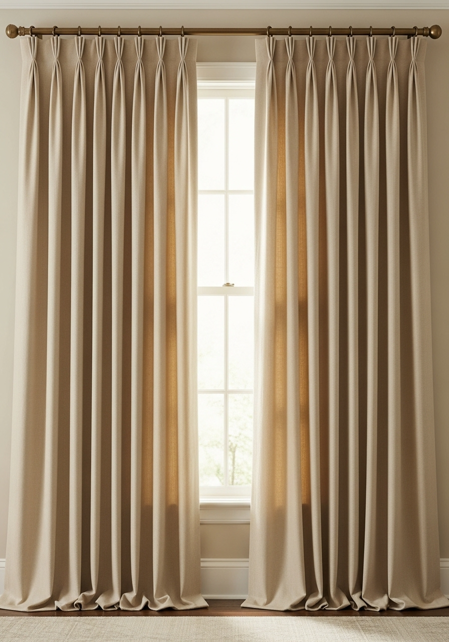 Pinch Pleat Curtains Dubai