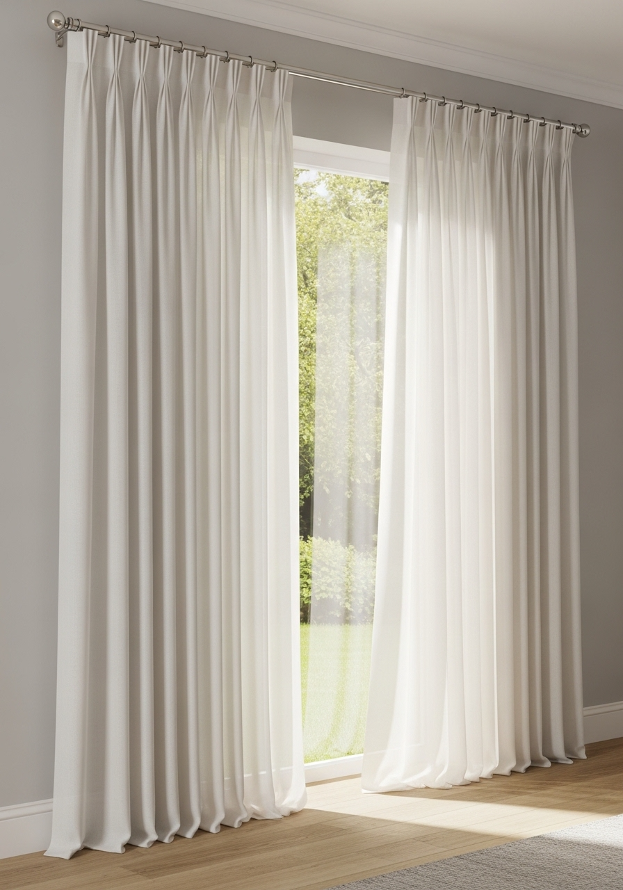 Pencil Pleat Curtains Dubai
