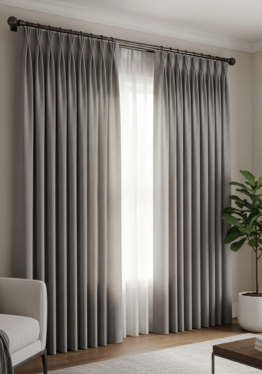 Pinch Pleat Curtains Dubai