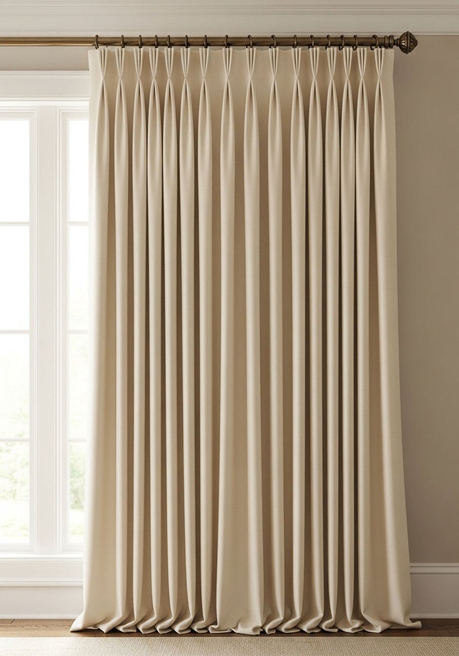 Pencil Pleat Curtains Dubai