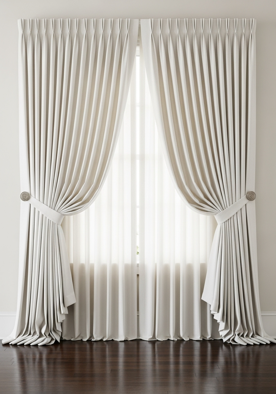 Pencil Pleat Curtains Dubai