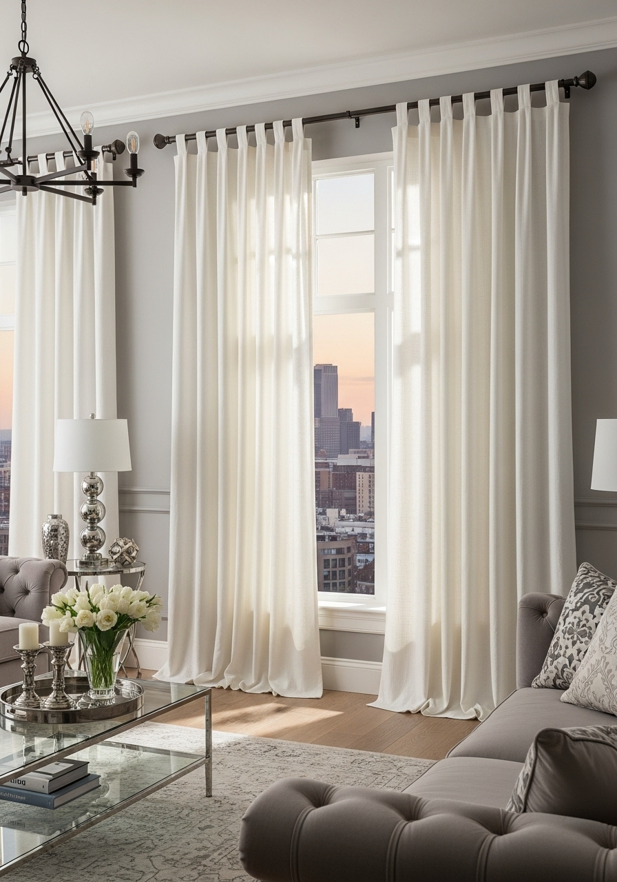 Tab Top Curtains Dubai