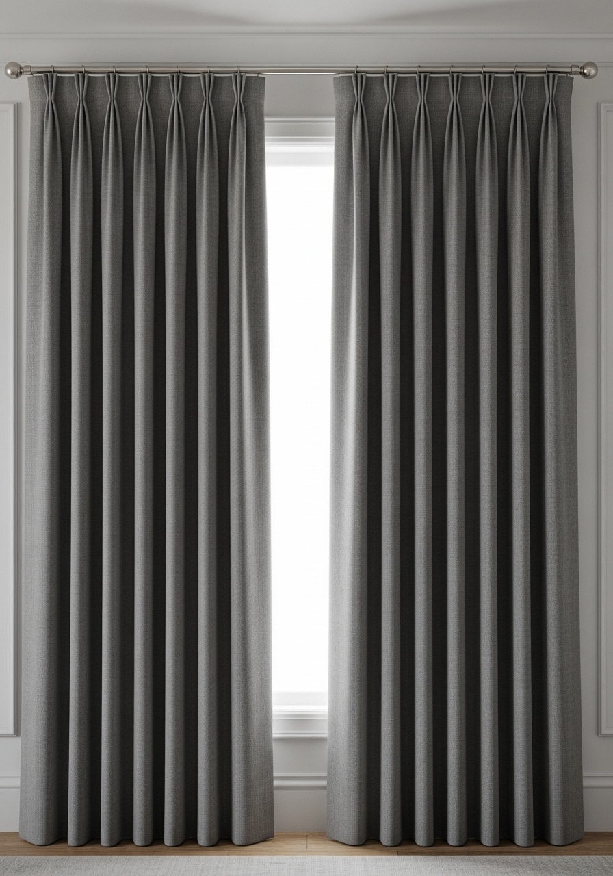 Pencil Pleat Curtains Dubai