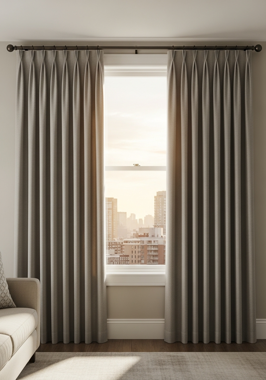 Pinch Pleat Curtains Dubai