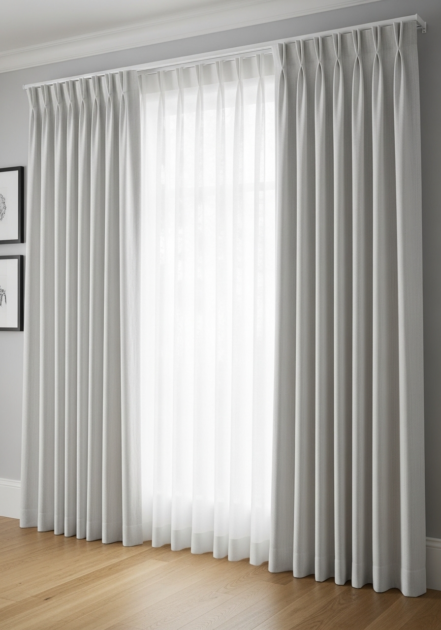Pencil Pleat Curtains Dubai